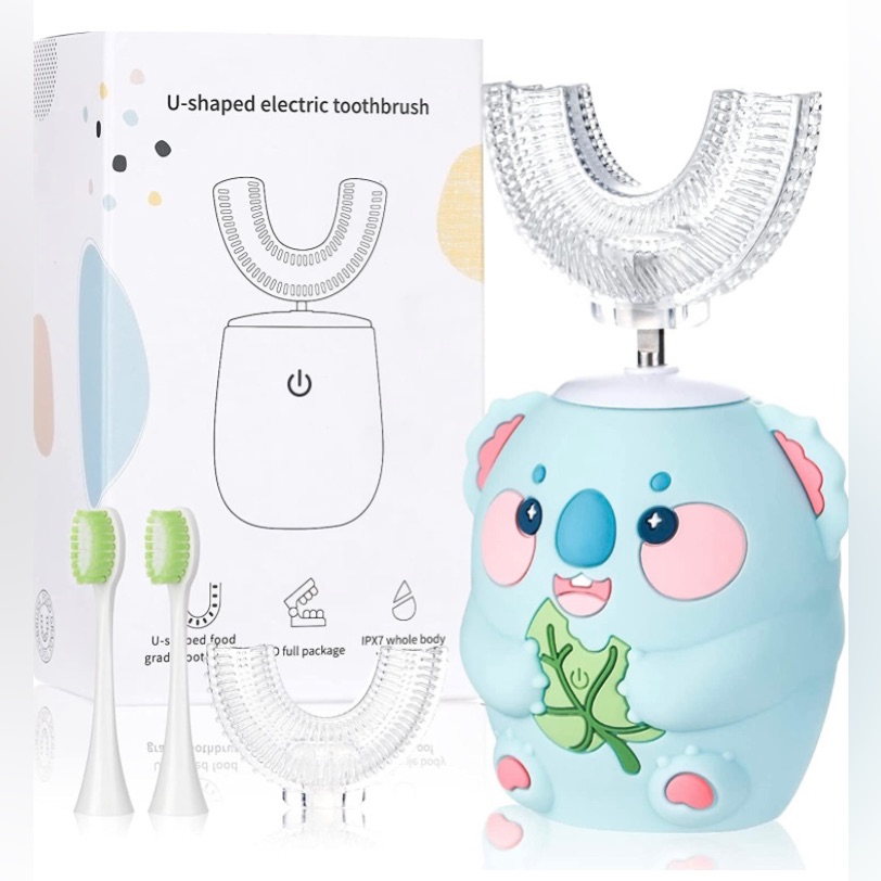 U Shaped Toothbrush Kids (Blue)
